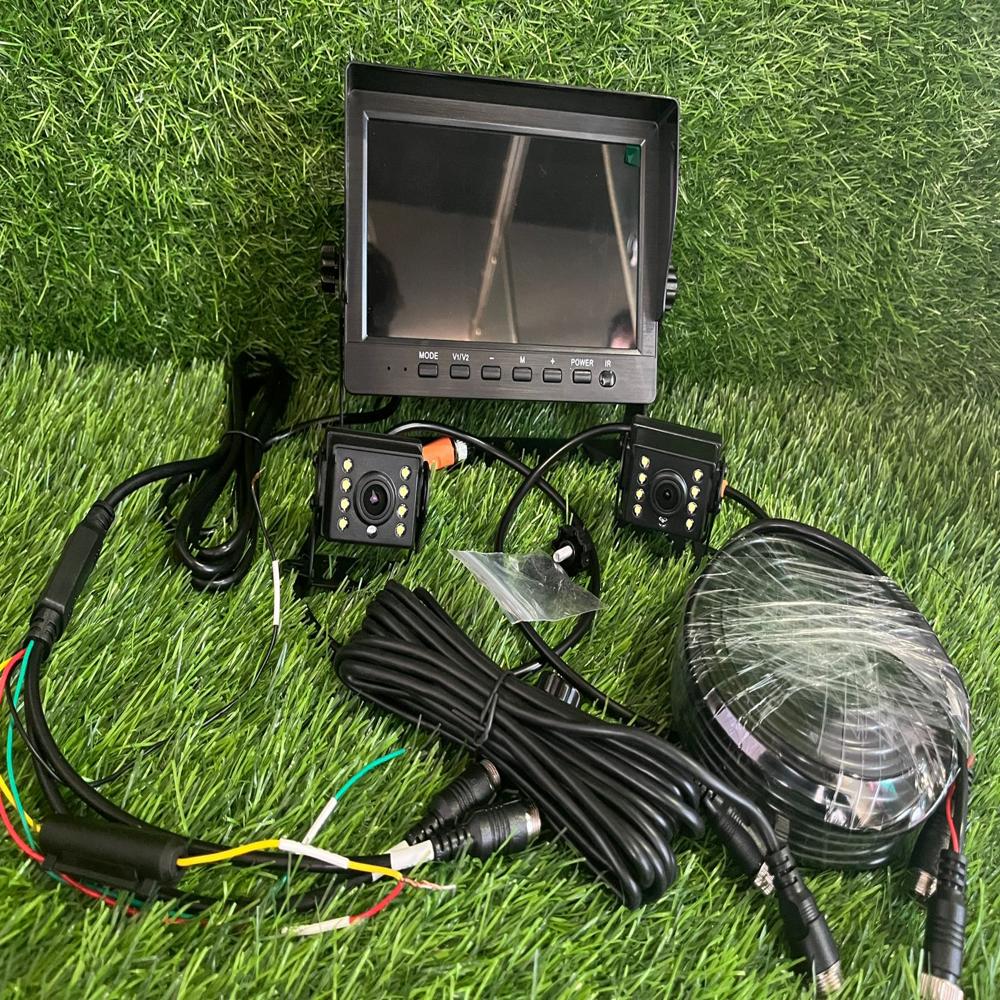 7" INCH SCREEN WITH RECORDING- 2 RCE ( 2 CAMERA WITH CABLE )