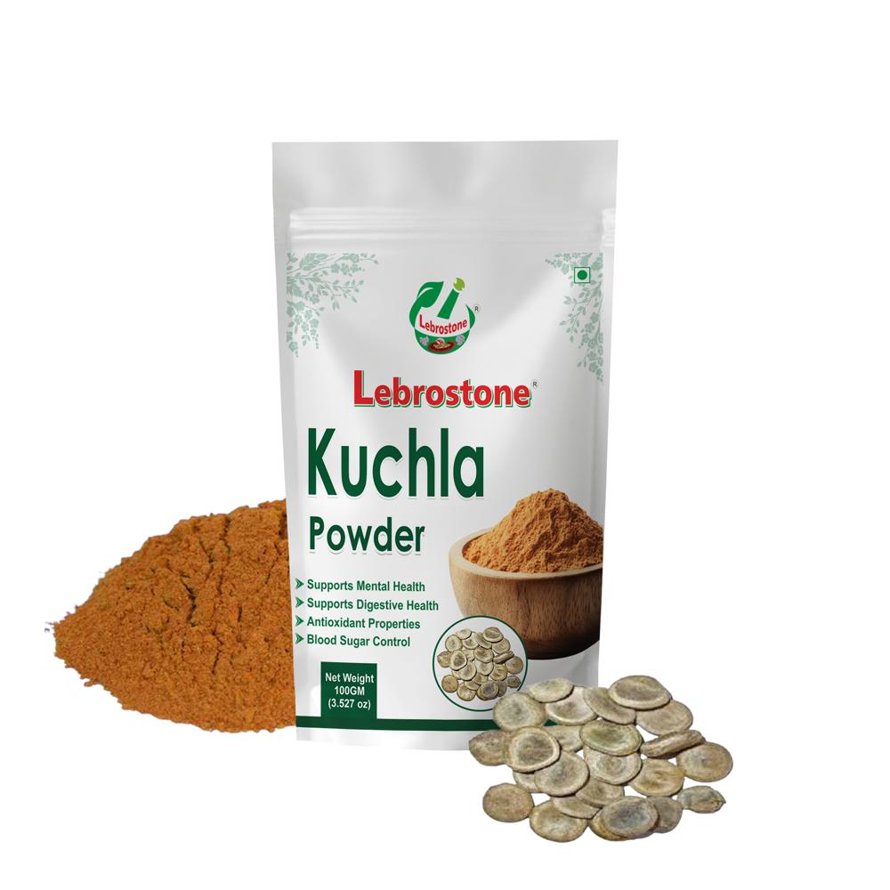 Lebrostone Kuchla Herbal Powder  Nervous System, Liver & Joint Support| 100g