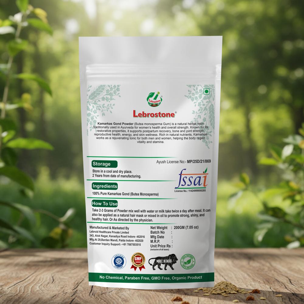 Lebrostone  Kamarkas Gond  Back Pain Relief & Reproductive Health Support(200g)