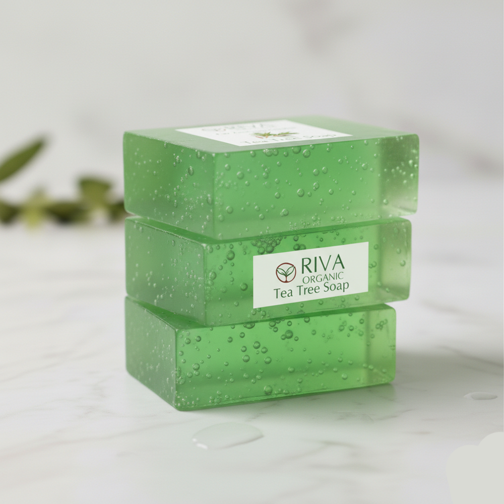 Tea Tree Soap Handmade - Color: Green