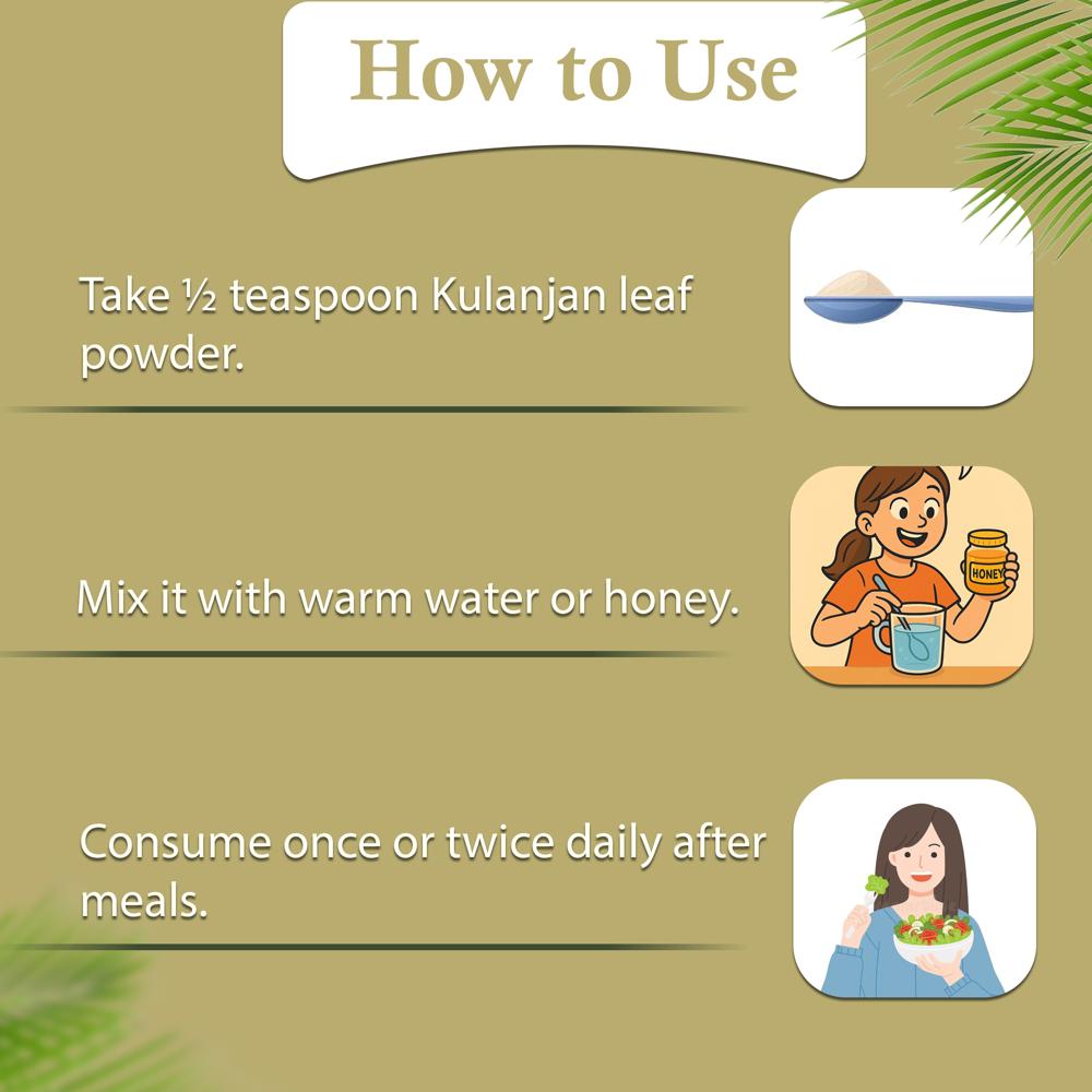 Lebrostone Kulanjan Herbal Powder  Supports Bone Health & Tooth Care| 100g