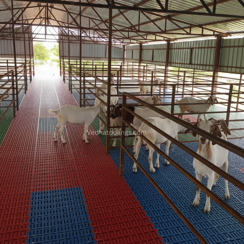 VT-Slatted Flooring 2x2 (Red, 70mm)