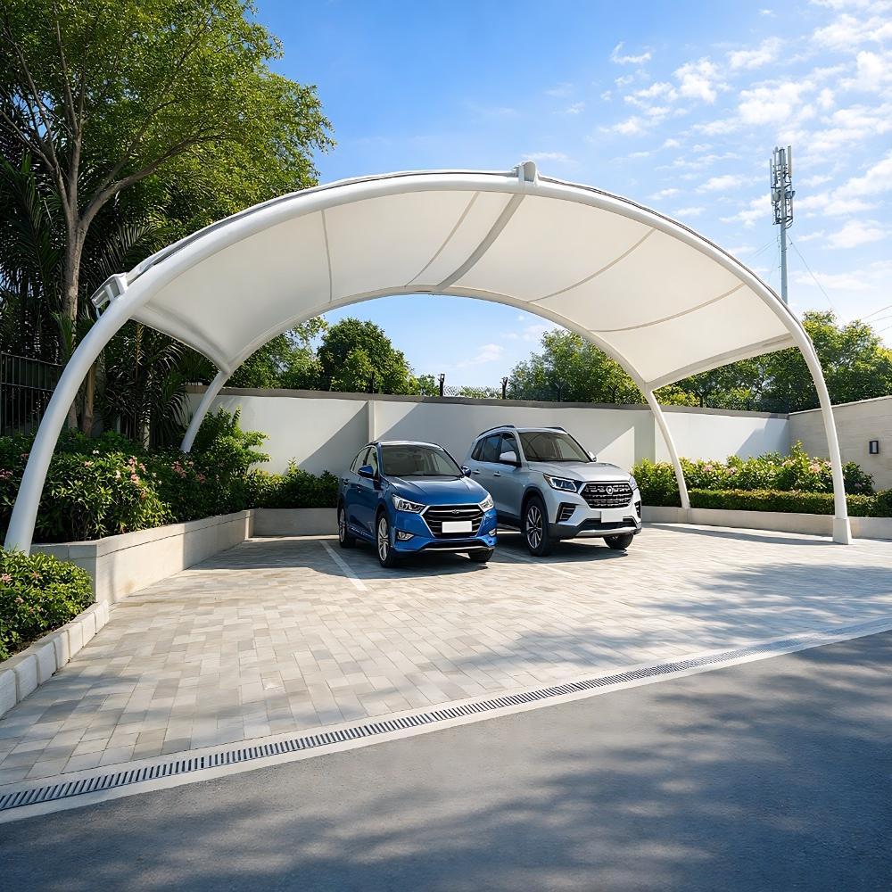 Tensile Car Parking Shade