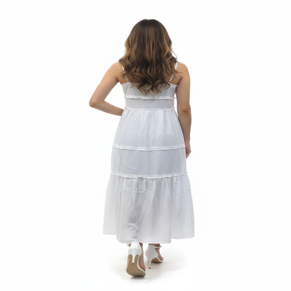 Export Surplus Womens  White Long Sheer Shrug