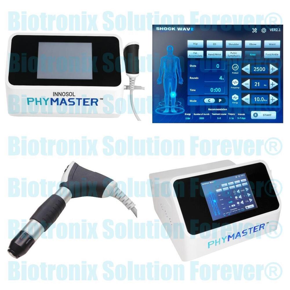 Phymaster Shockwave Physiotherapy Machine for Advanced Pain Therapy