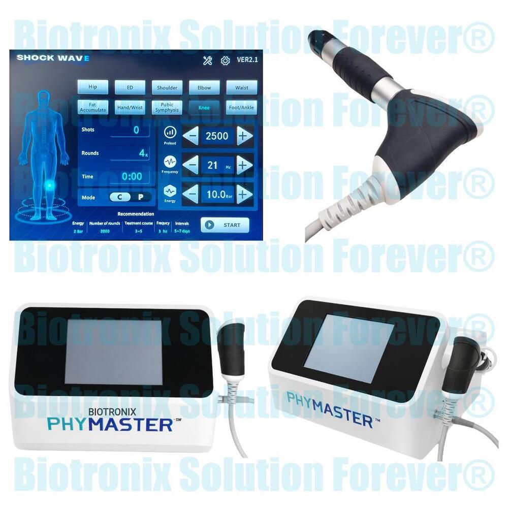 Phymaster Shockwave Physiotherapy Machine for Advanced Pain Therapy