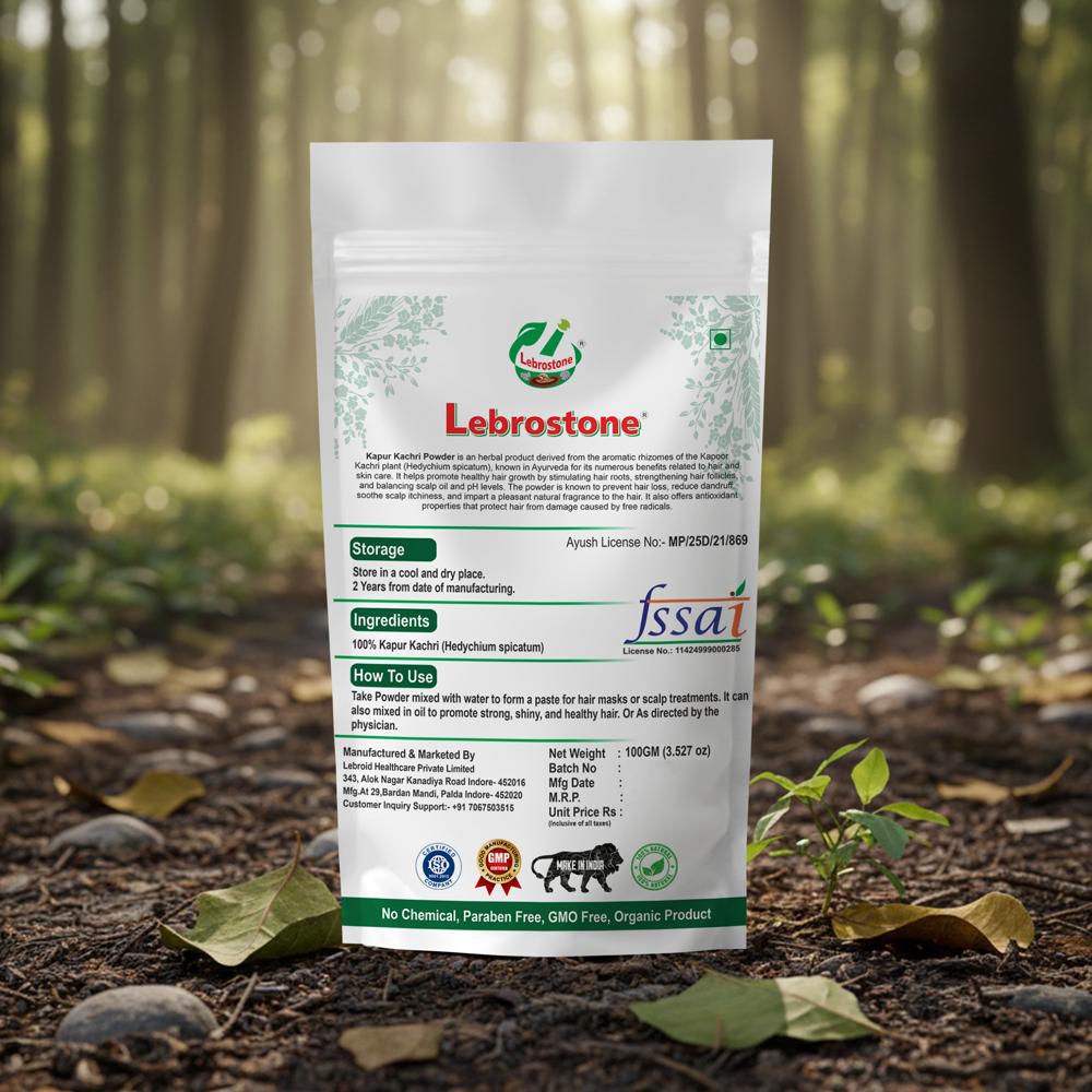 Lebrostone Natural Kapur Kachri Powder  Respiratory Support & Digestive Health(100g)