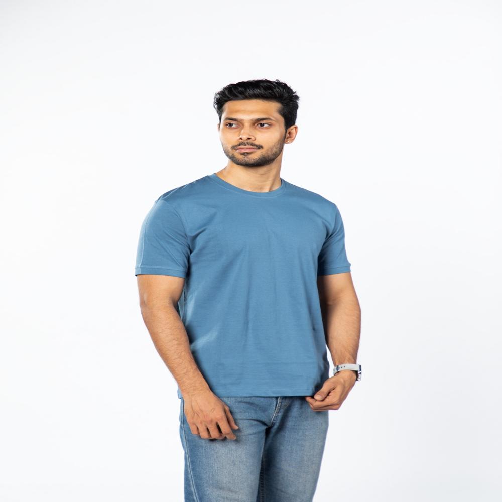 Cotton 180gsm Round Neck T-shirt - Age Group: 16-40