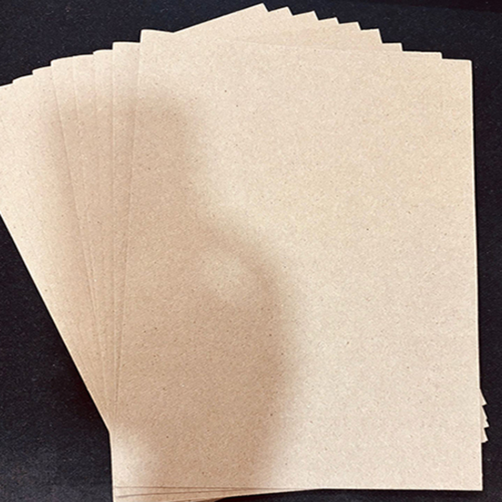 Brown Kraft Paper - Kraft Material, Plain Pattern, Brown Color | Powder Coated Both Sides, Anti-curl Feature For Industrial Use