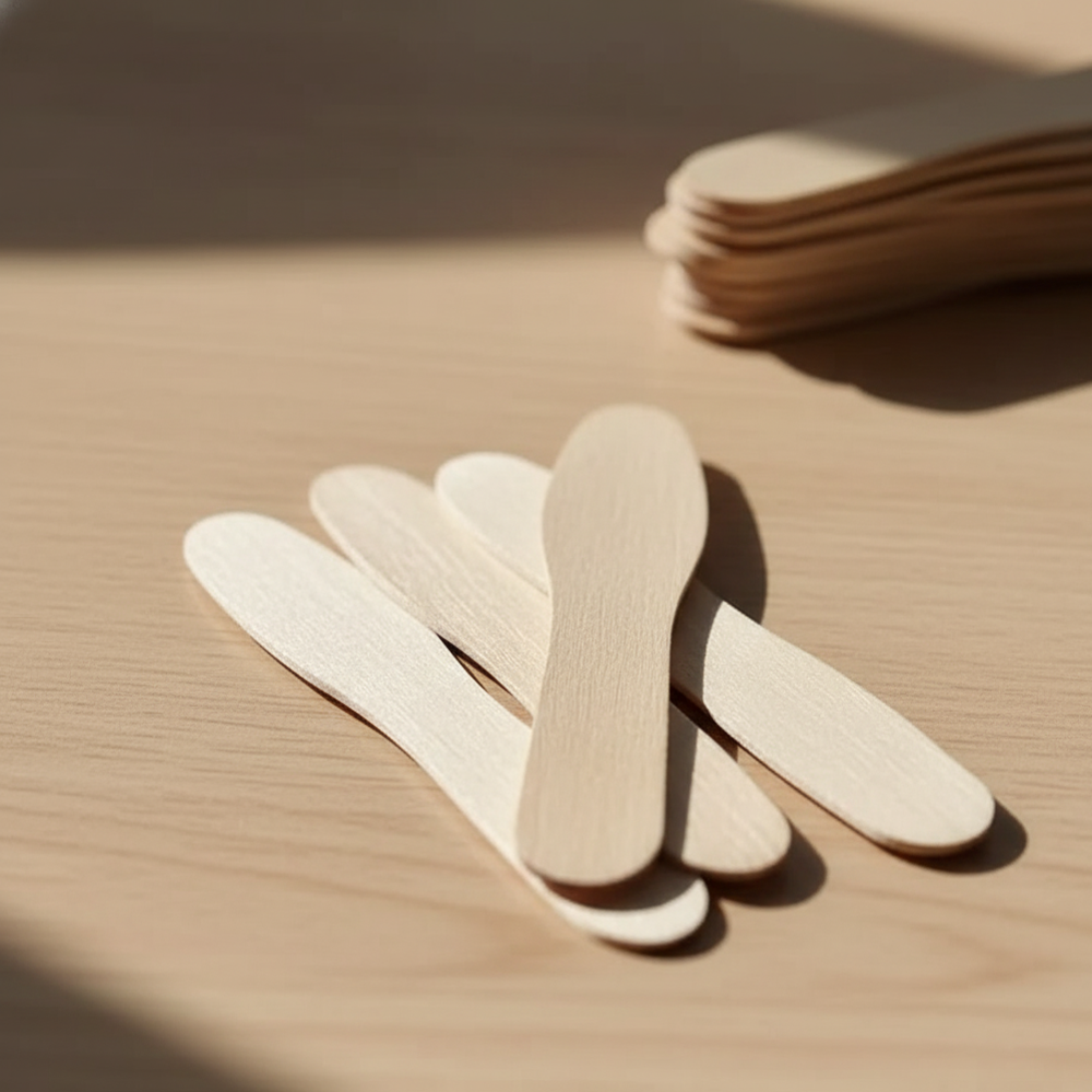 Wooden Spoons, Forks And Knife