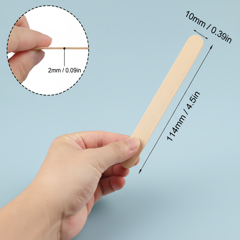 Wooden Ice Cream Sticks