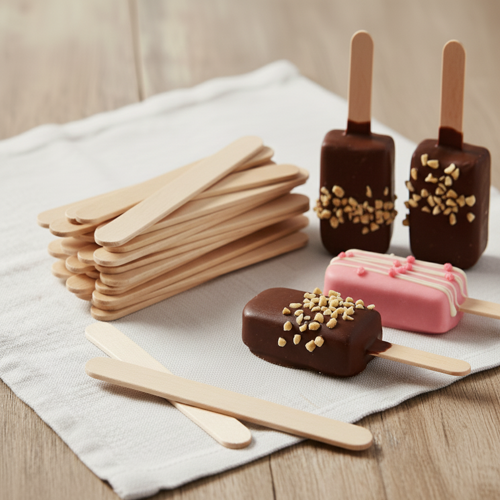 Wooden Ice Cream Sticks