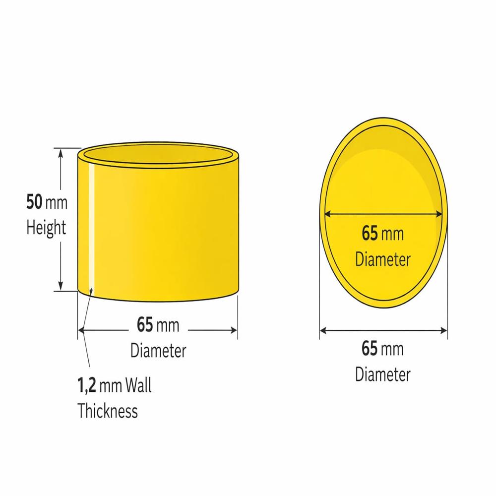 65mm Plastic Protective Cap - Coating Type: Pp