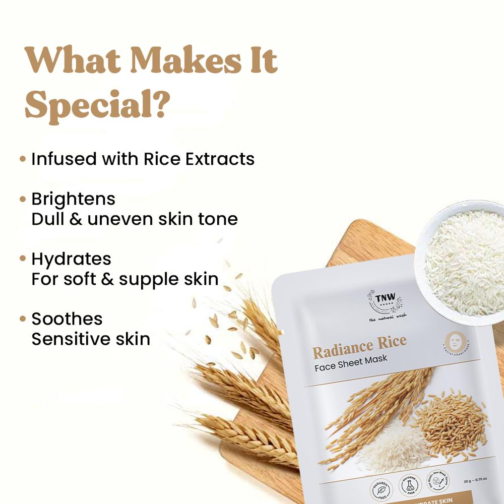 Radiance Rice  Face Sheet Mask