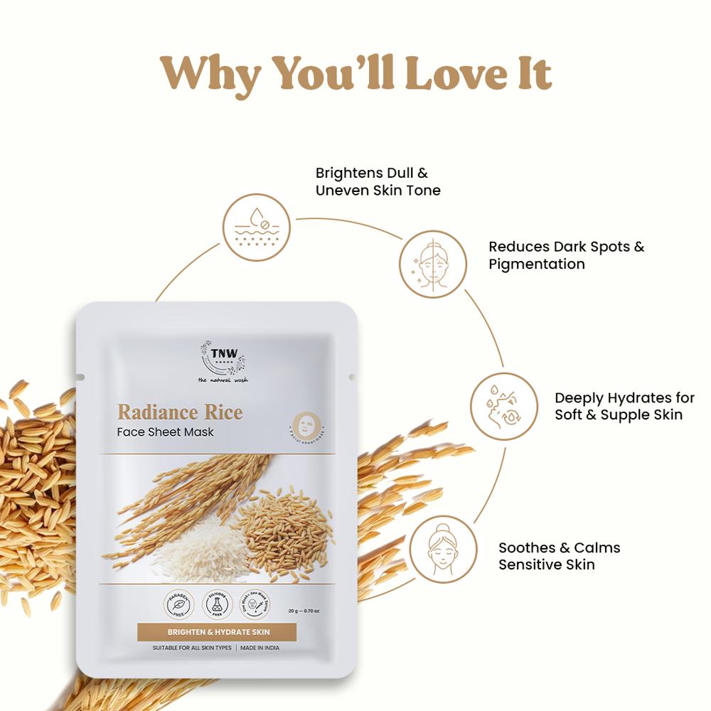 Radiance Rice  Face Sheet Mask