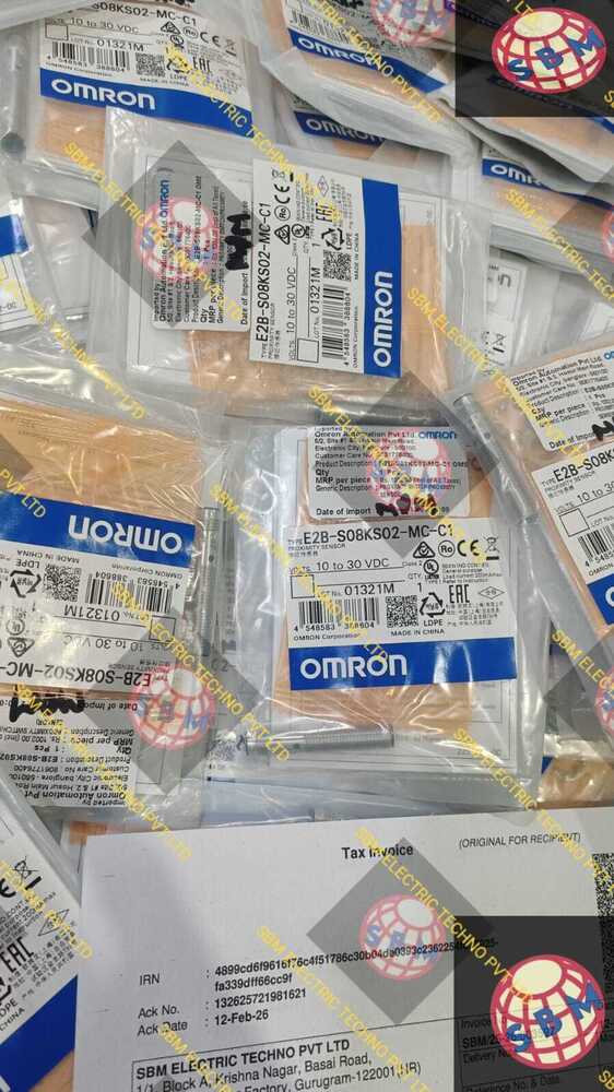 OMRON PROXIMITY SENSOR 10 TO 30VDC, E2B-S08KS02-MC-C1