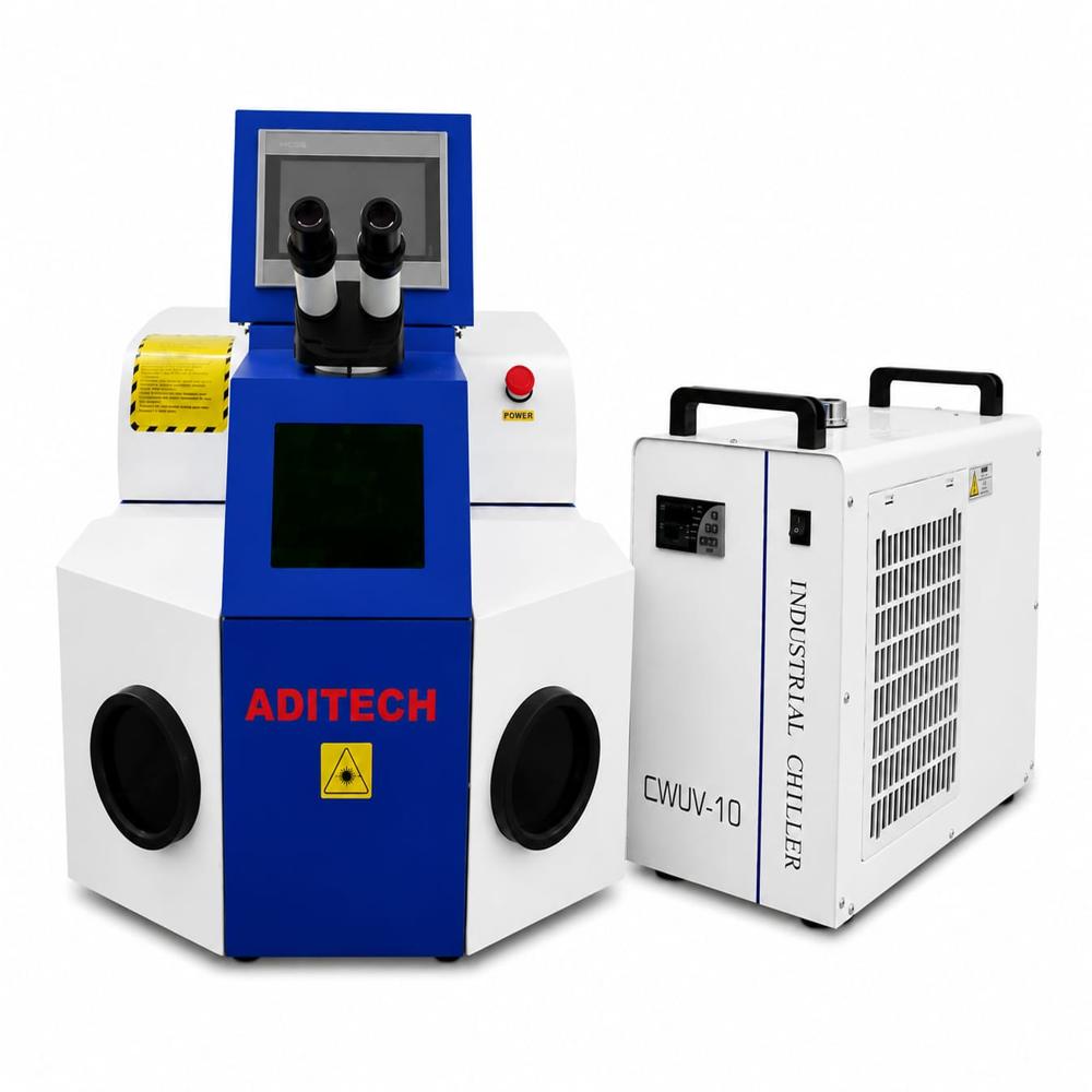 Jewellery Laser Welding Machine - Color: White And Blue