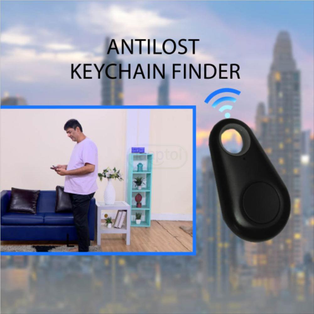 Portable Bluetooth Smart Key Finder and Anti-Lost Tracker with Two-Way Alarm & Shutter