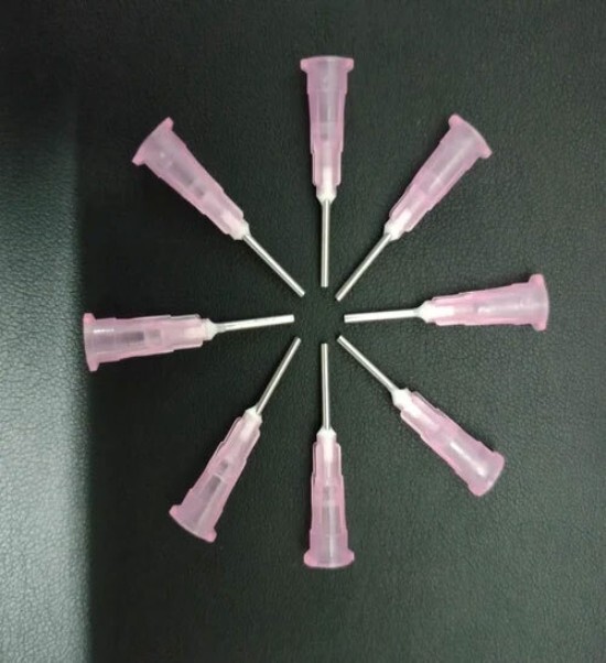 18 G adhesive dispensing needle