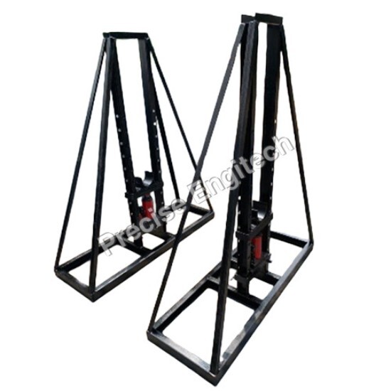 Hydraulic Type Cable Drum Lifting Jack - Color: Black
