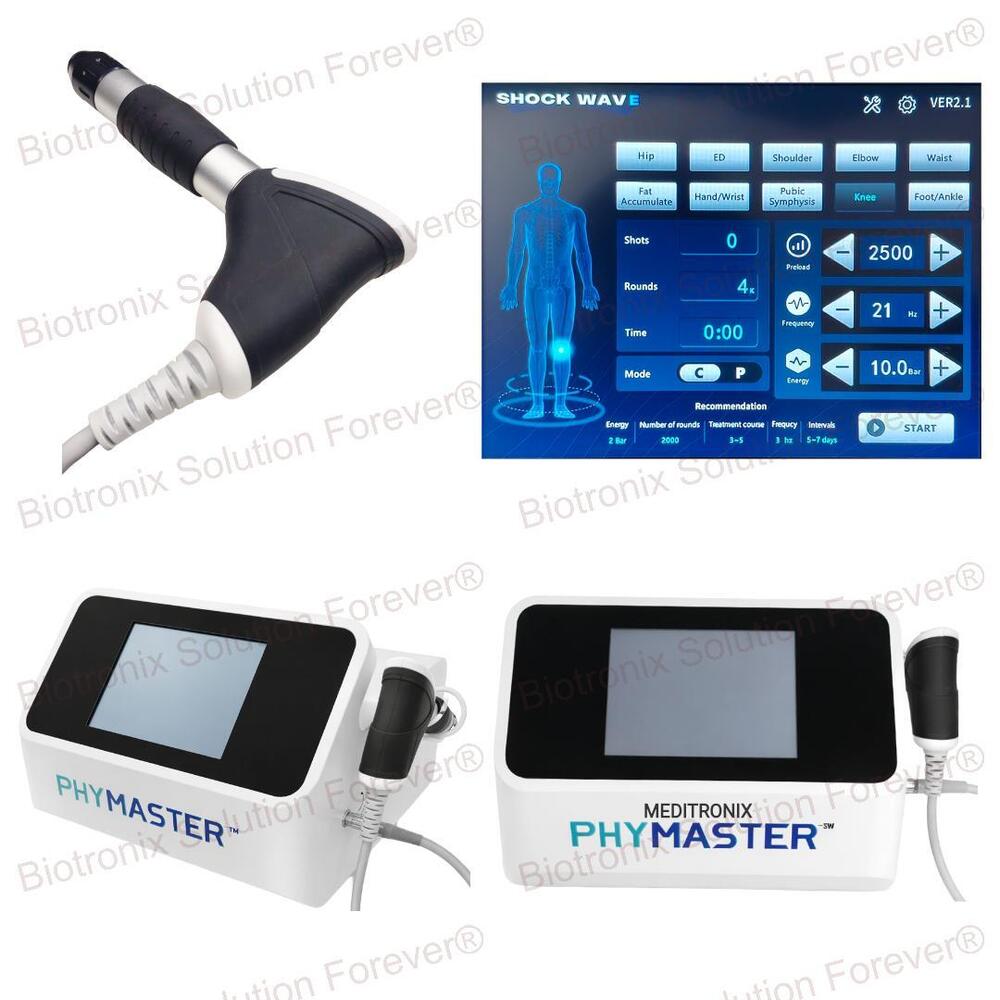 Phymaster Shockwave Physiotherapy Equipment for Muscle Recovery Treatment