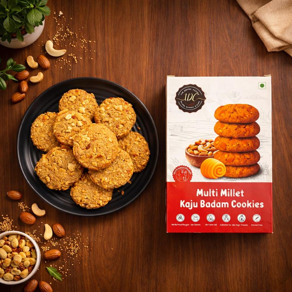 Handmade Multi-millet Kaju Badam Cookies
