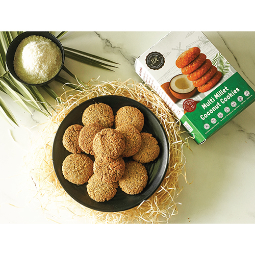 Multi Millet Coconut Cookies