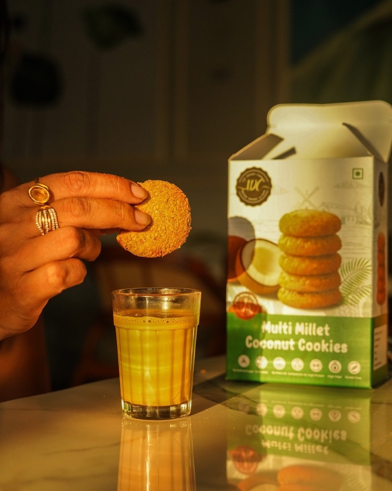Multi Millet Coconut Cookies