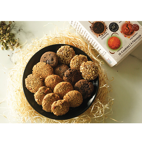 Premium Kaju Badam Cookies With 4 Flavours