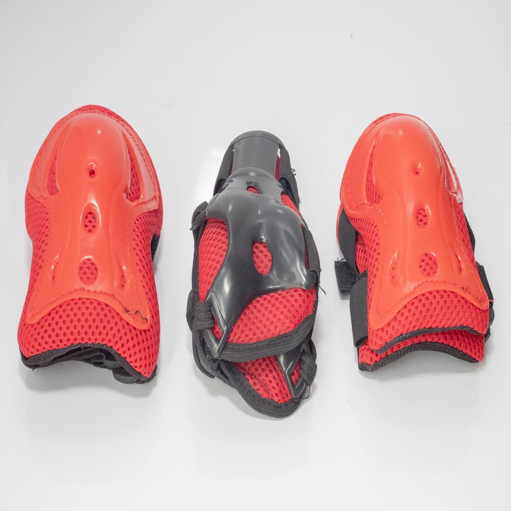 Roller Skating Safety Guard Set - Color: Red / Orange / Yellow / Black / Blue