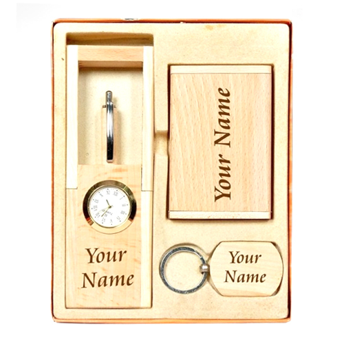 PK-154 RC Pen Keychain Cardholder Set - PU Leather & Metal, 100x65mm, Black & Silver, Magnetic Snap Lock, Refillable Pen