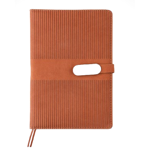 D-224 RC N CSP Diary - PU Leather A5, Multi-Color, Section Sewn Binding | Matte Finish, Elastic Band, Pen Holder, Water-Resistant Cover