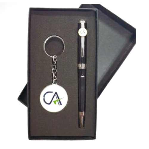 KP-114 Black RC CA Set with Metal Keychain