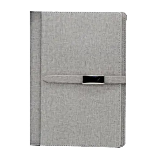 D-217 RC Flip Slim Magnet Diary - PU Leather, A5, Brown, Magnetic Closure, Section-Sewn Binding