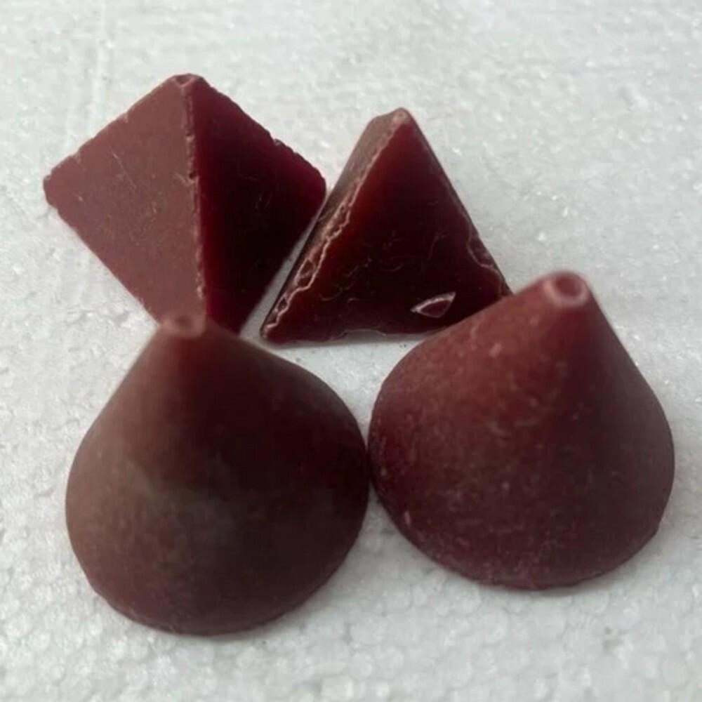 10mm Plastic Polishing Media - Color: Brown