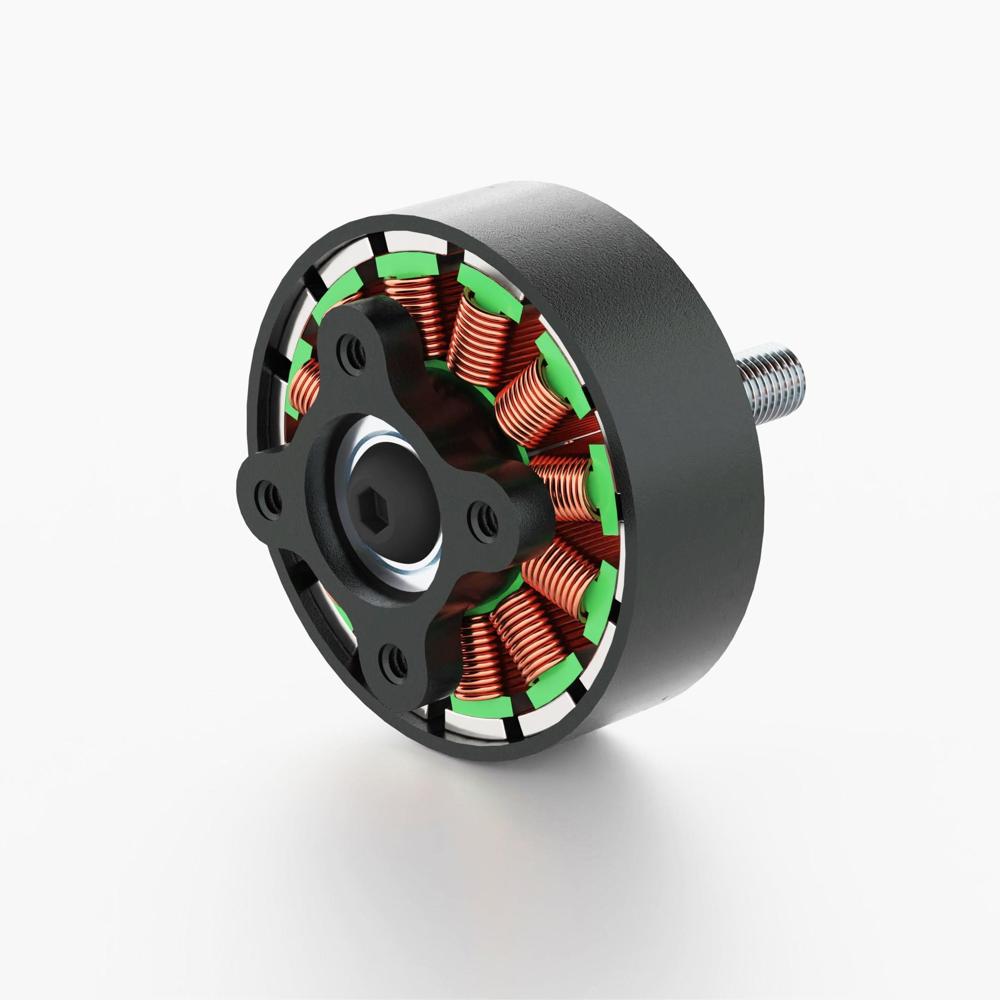 High Torque 2807 Bldc Brushless Motor With 1300-1700Kv 6-7S Waterproof For 7Inch Fpv Racing Rc Dronequadcopter Fan Use - Color: Black
