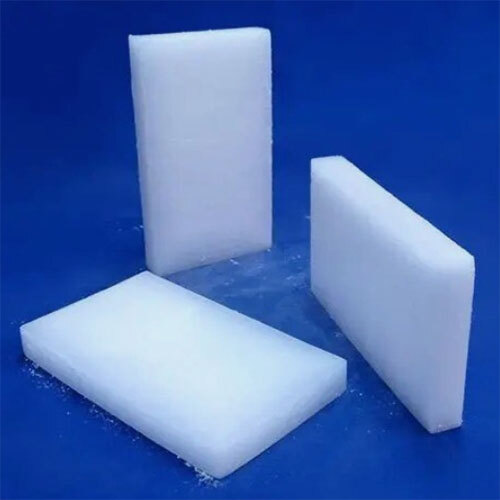 White Dry Ice Slices