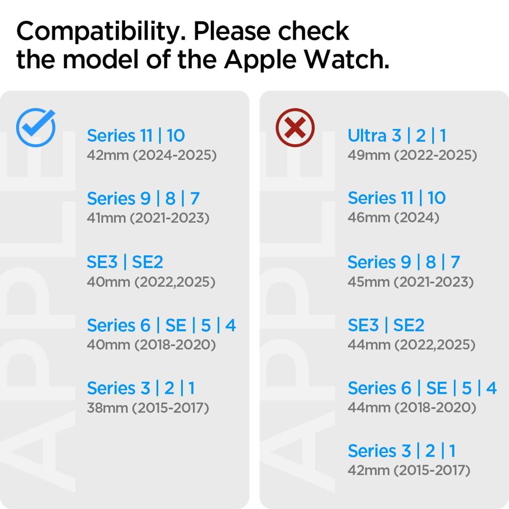 Spigen Fit Strap Band for Apple Watch- Black