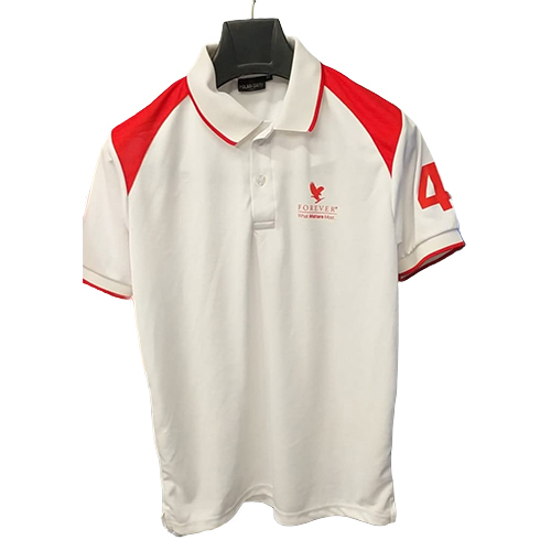 White Red Polo T-shirt