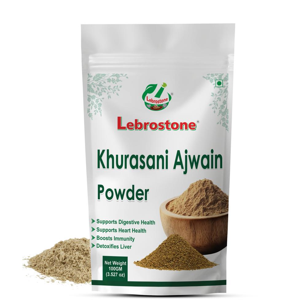 Lebrostone Khurasani Ajwain  Natural Digestive & Sleep Support | Helps In Cough, Cold & Joint Comfort(100g) - Age Group: For Adults