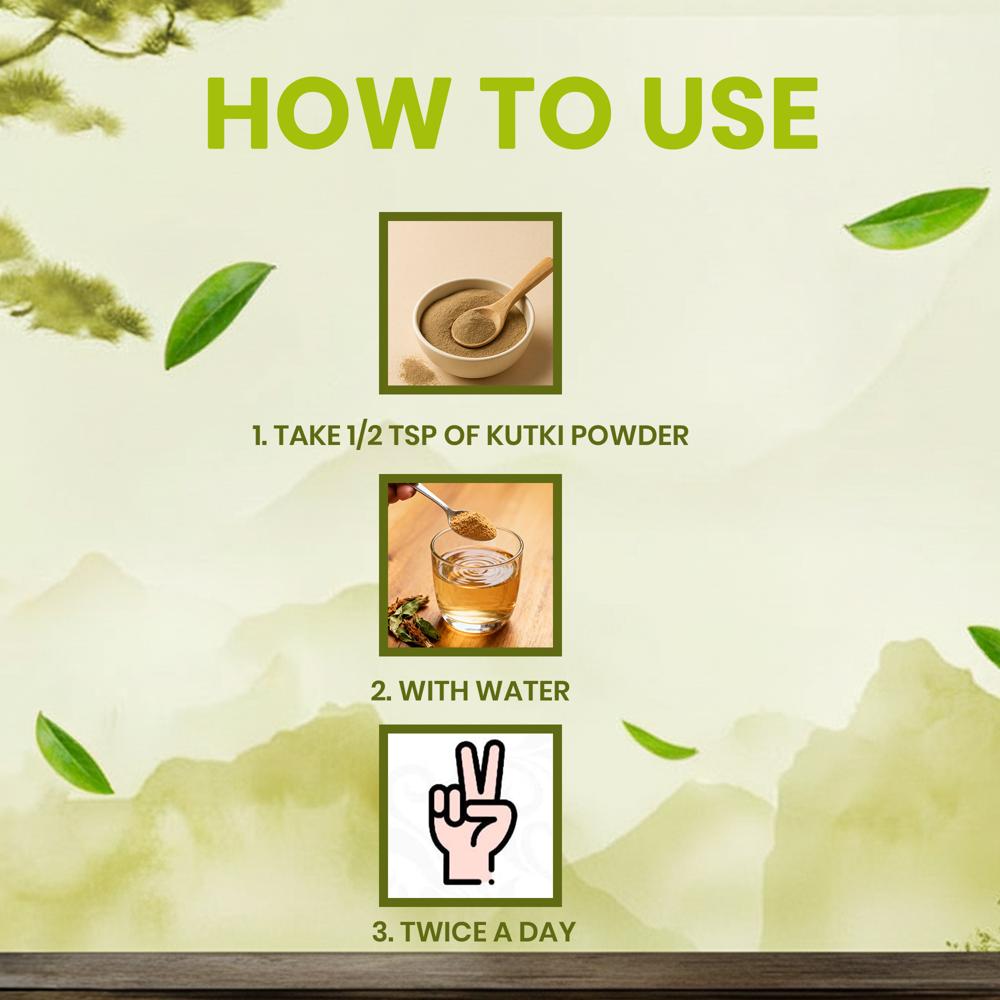 Lebrostone Kutki Root Powder | Digestive Support | Blood Purifier | Immunity Booster | Skin Health |100g