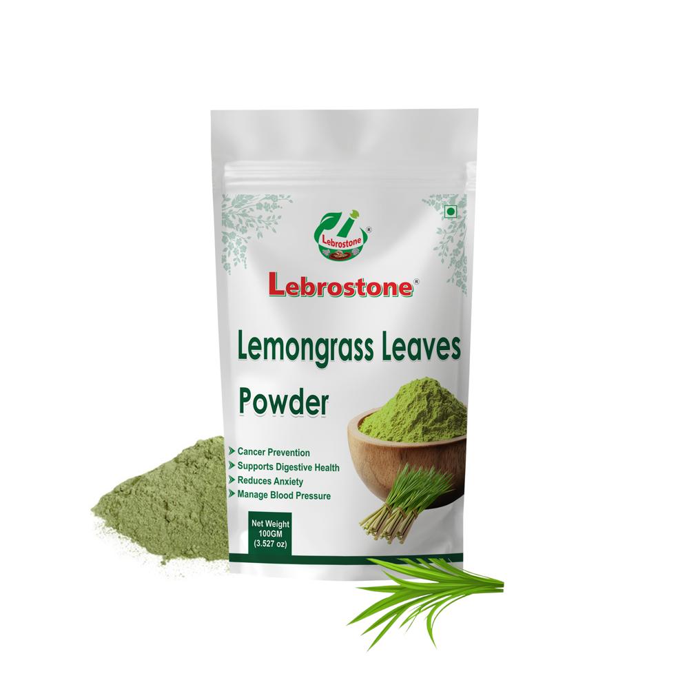 Lebrostone Lemongrass Leaves Powder  Supports Digestion, Immunity & Relief From Cough, Cold, Fever(100g) - Age Group: For Adults