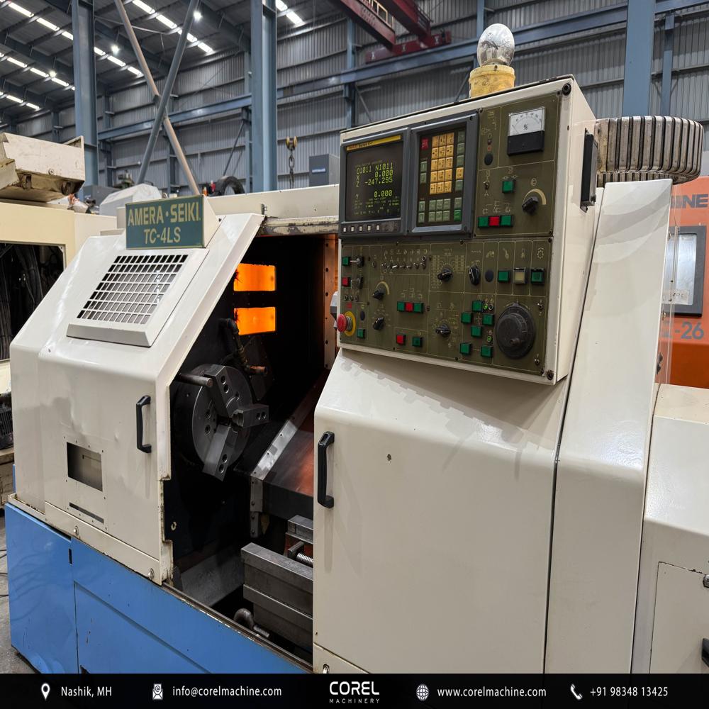 AMERA SEIKI TC-4LS सब स्पिंडल सीएनसी लेथ