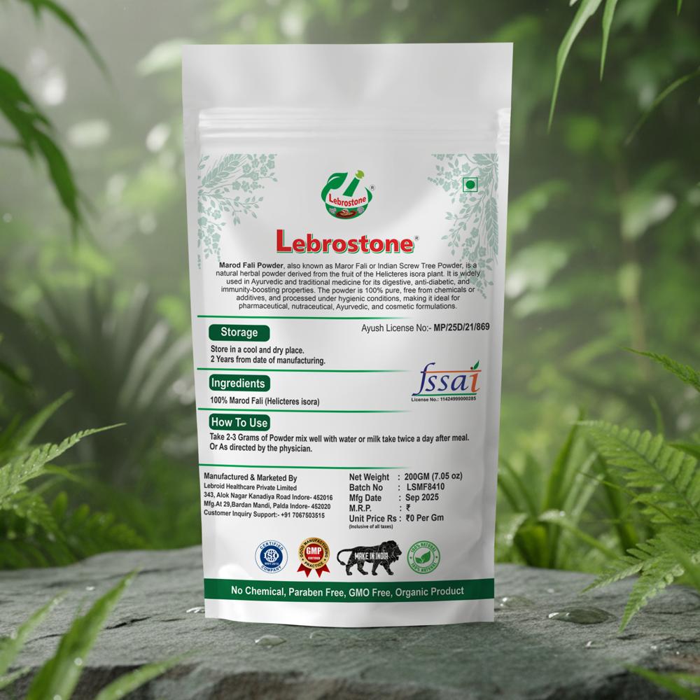 Lebrostone Marod Fali Herbal Powder | Cough Relief | Skin Support | Metabolism & Liver Health|200g