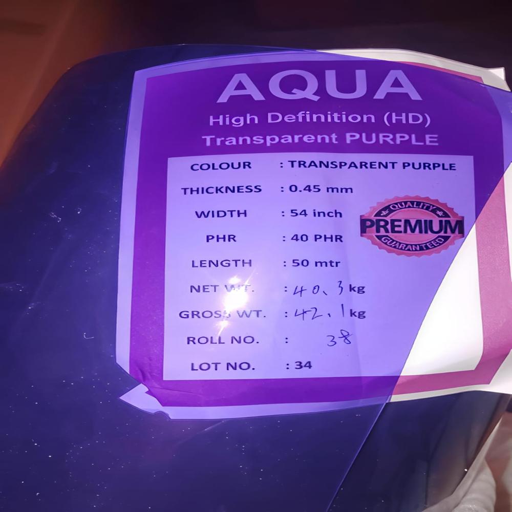 Transparent Colour PVC Film