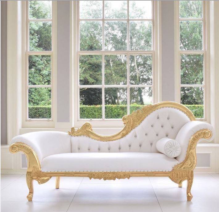 Designer Couch Diwan - Color: Brown & Beige