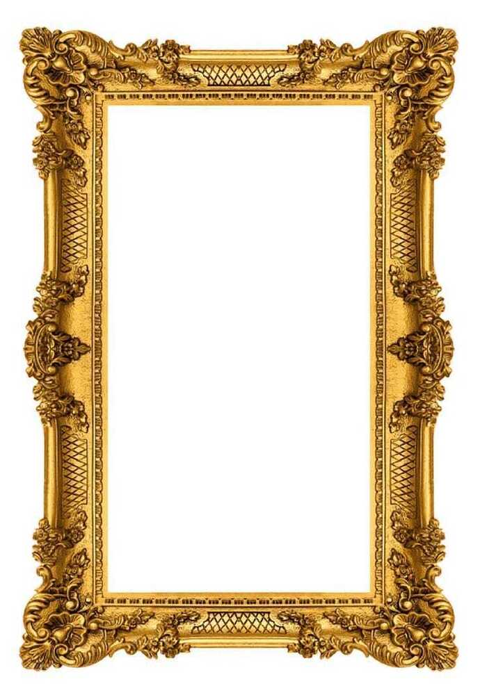 Designer Photo Frame - Color: Multicolor (White