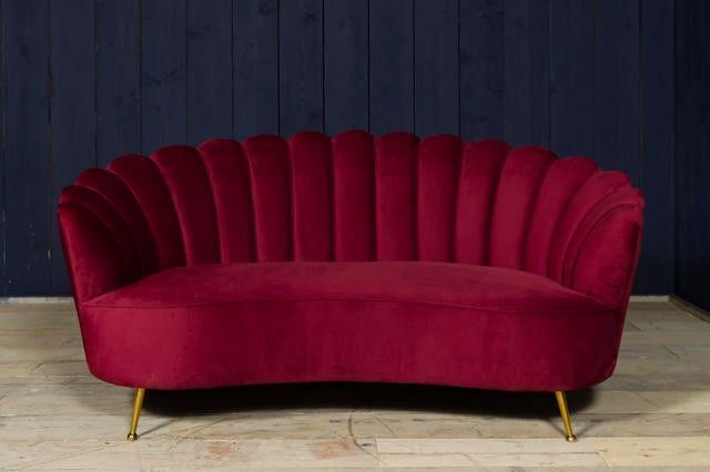 Designer Vip Sofa - Color: Light Beige With Brown Accents