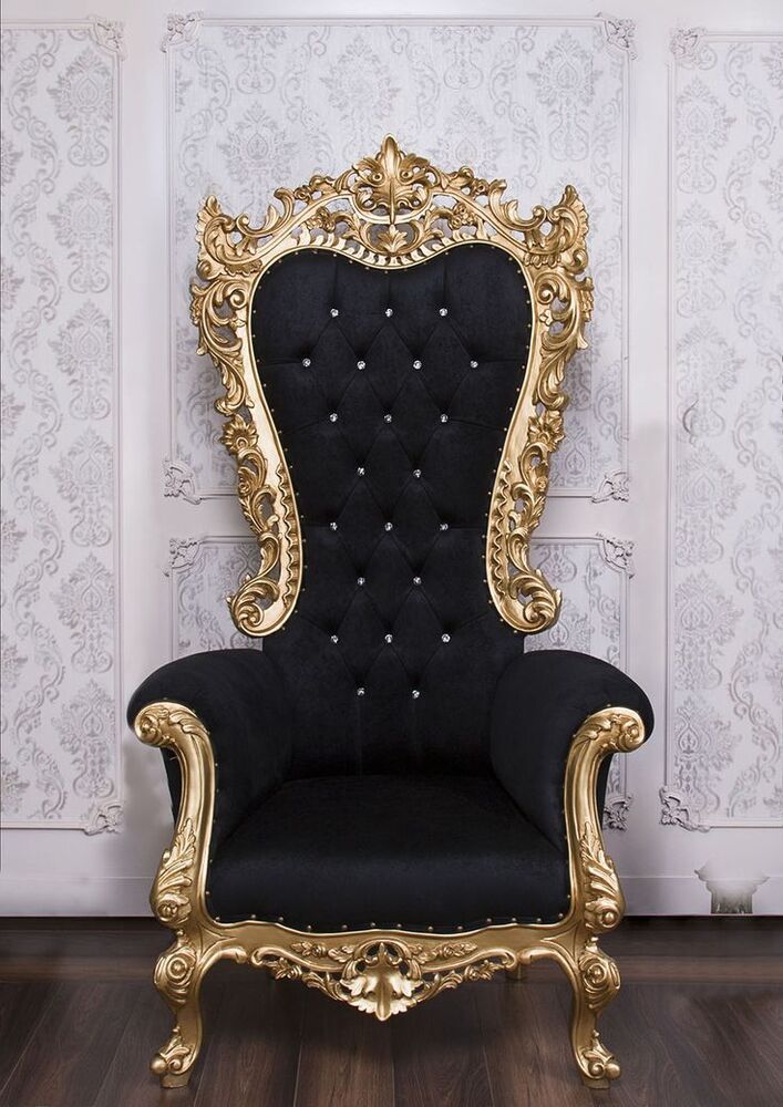 Stage Chair - Color: Red With Golden Frame