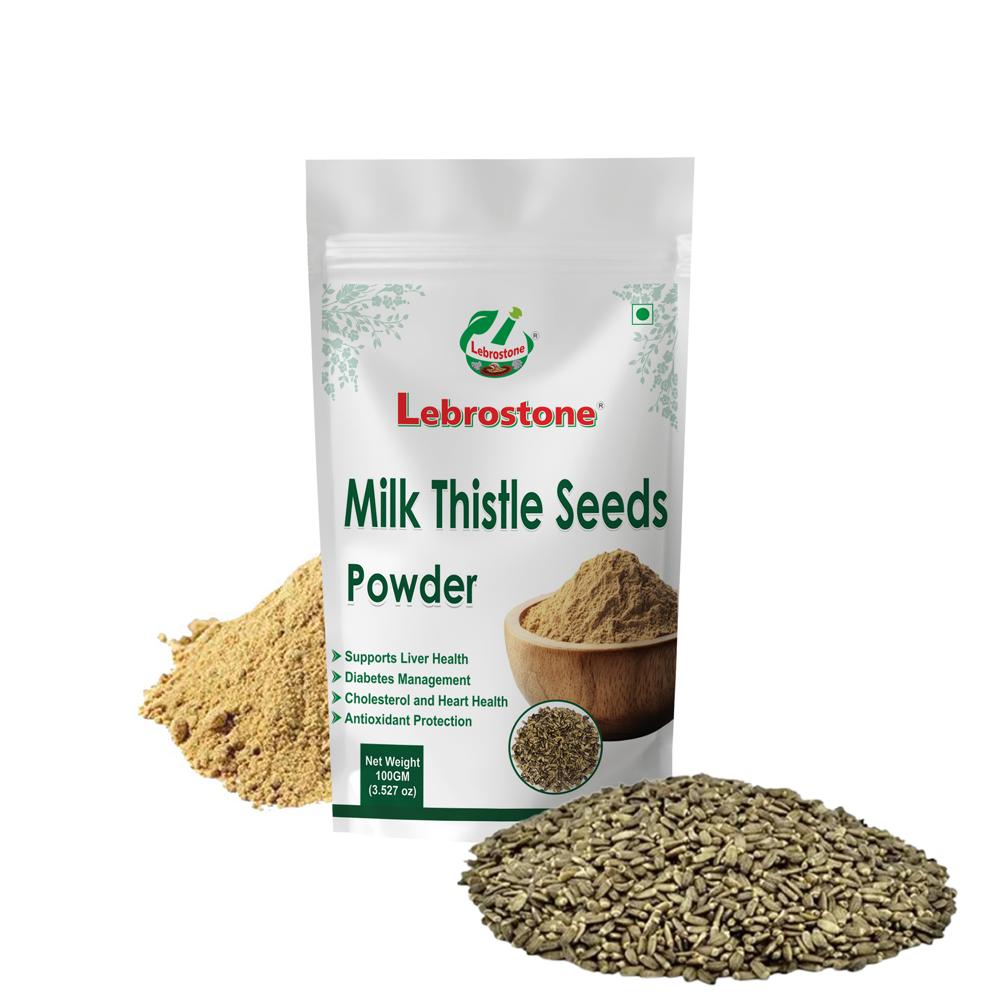 Lebrostone Milk Thistle Seeds Powder | Digestion & Liver Support | Blood Sugar & Skin Health |100 - Age Group: For Adults